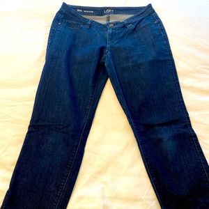Ann Taylor Loft curvy crop jeans